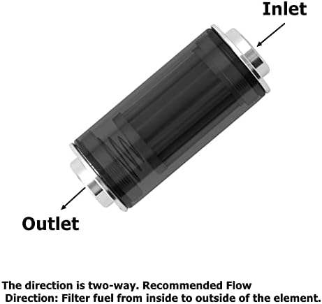 Aikosin filter za gorivo Univerzalno plava aluminijska aluminijska aluminijska gredina za gorivo/benzinski filter AN6/AN8/AN10 Plavi