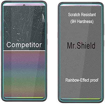 Mr.Shield [3 pakiranje] Dizajniran za Motorola Moto One 5G Ace /Moto One 5G [Kaljeno staklo] [Japanska staklo tvrdoće 9H] Zaštitna