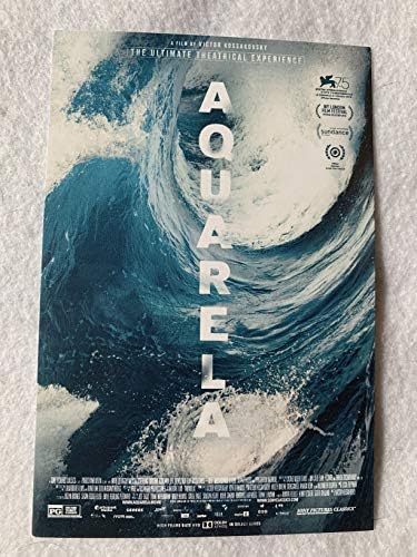 Aquarela - Originalni filmski razglednica 4 X6 2019 Dokumentarna voda
