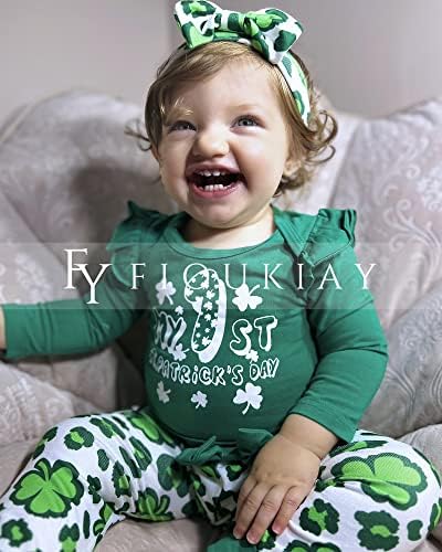 Fioukiay preemie novorođenčad djevojke moje 1. St. Patrick's Dan odjeća Dojenčad Patricks Odjeća odjeća