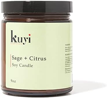 Kuyi Essentials ručno opuštena vrhunska mirisna aromaterapija sojine svijeće za dom, pokloni za žene, staklenku od 9oz, 70 sati + vrijeme