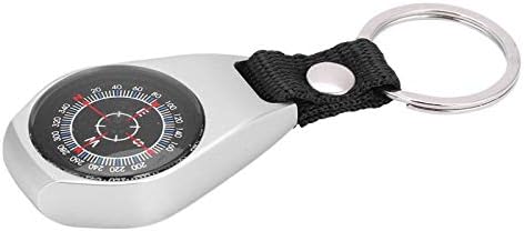 GPPZM Izdržljivi ručni kompas kompas ključni lanac Vodič za navigaciju mini cink legura viseći prsten kompas vanjski kampiranje džep