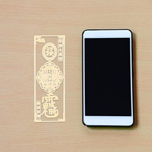 10pcs Feng Shui metalne naljepnice 2023 amulet taoističke naljepnice bogatstvo sretne Naljepnice Naljepnice za mobitel laptop prednja