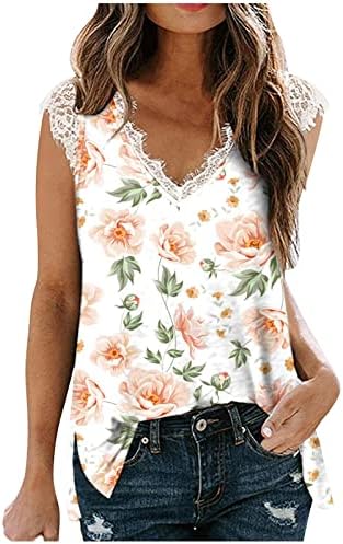 Boho vrhovi za žene, ženski čipkasti vrhovi, elegantne Ležerne ljetne bluze s cvjetnim kratkim rukavima, košulje, majice s izrezom
