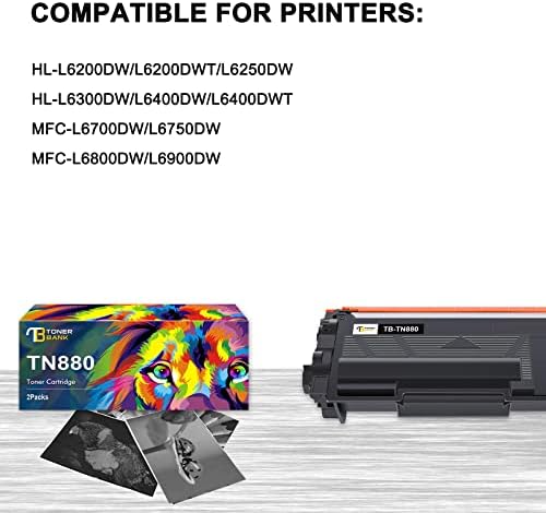 Kompatibilan s TN880 TN-880 Blok toner: Zamjena spremnika s tonerom za printer Brother TN880 TN 880 HL-L6200DW MFC-L6700DW MFC-L6800DW
