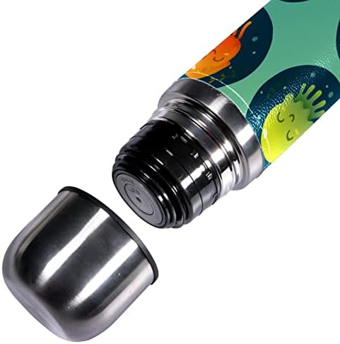 sdfsdfsd 17 oz vakuum izolirana boca od nehrđajućeg čelika Sportska kava za kavu putnička tikvica omotana koža omotana BPA besplatno,