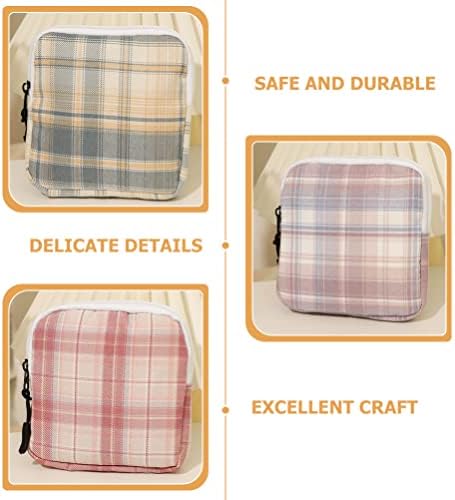 Ipetboom 4PCS sanitarna salveta za skladištenje vrećice torba prijenosna patentna zatvarača menstrualna jastučka vrećica tamponi nosač