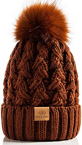 Stranica jedna ženska zimska rebrasta zrna prekrižena kapica komad kabel pletena pompa meka topli šešir