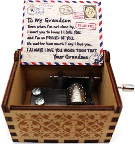 Ukebobo Wooden Music Box - Ti si moja Sunshine Music Box, Mail dizajnirana, od bake do unuka - 1 set