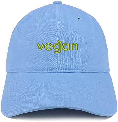 Modna trgovina, veganska vezena pamučna kapa niskog profila s mat završnom obradom