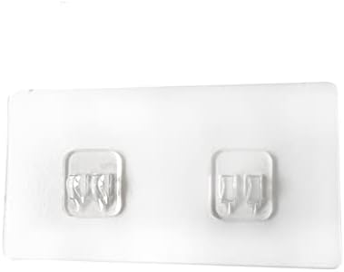 Rtyuie prozirna kućanska plastična kuka kuhinja vodootporna ljepljiva kuka za kupaonicu naljepnica ljepljivi zid super ljepljivog vješala