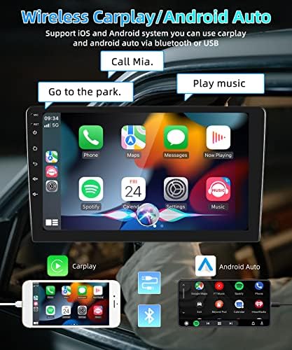 Podofo 2 + 32G Android Stereo za Nissan March Micra 2010-2017 Podrška za bežične Carplay i Android Auto od 9-inčni zaslon osjetljiv