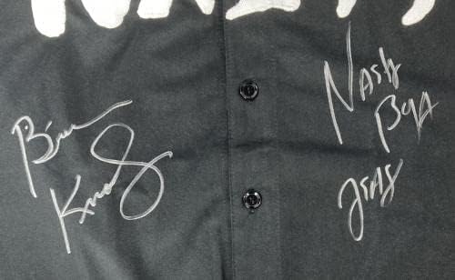 Nasty Boyz potpisao je prilagođenu hrvačku košulju JSA ITP - Autografirani hrvački razni predmeti