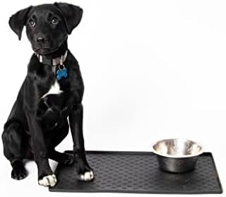 Sljedeće - Protuklizna prostirka za pseću hranu, štiti podove od izlijevanja i ogrebotina, vodootporna prostirka za hranu i vodu, silikonska