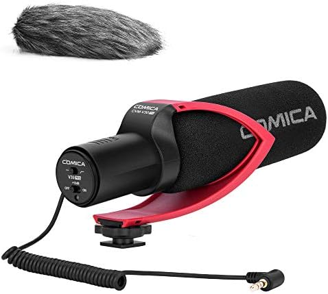 COMICA COAMERA MIKROFONE, CVM-V30 Pro Professional Video Microphone s muffom od vjetra, super kardioidnim mikrofonom sačmarice za Canon