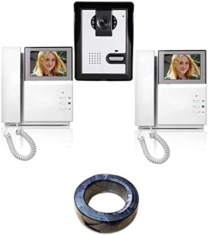 Video zvono na vratima interfon Interfonski sustav, vanjska kamera+ unutarnji Monitor + žica 94 za kuću, vilu, stan