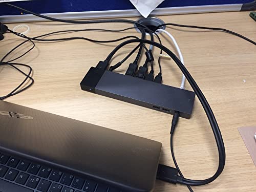 USB-C priključna stanica kabel za HP elitebook 840 G3, x260 1030 G2, Elite X2 1012 G1, jednostruki prilagođeni kraj, crni