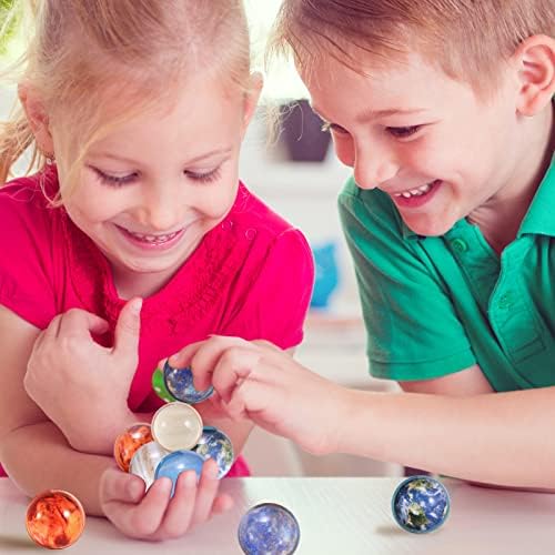 Baloni Na napuhavanje od 24 komada za djecu, 32 mm odskočni Baloni planeta Sunčevog sustava za dječje svemirske zabave, punjenje vrećice