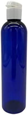 8 oz plave plastične boce -12 pakiranje prazne punjenja boca - BPA besplatno - esencijalna ulja - aromaterapija | Bijeli okretni gornji