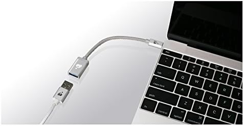 IOGEAR COMPER & SYNC USB-C na USB Type-A adapter, Silver, G2LU3CAF10-SIL