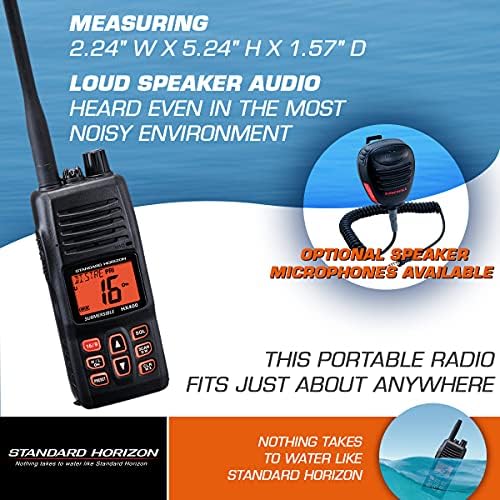 Standardni horizon HX400 W/SBR-29LI, ručni VHF Marine Radio
