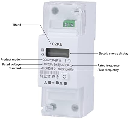 KQOO jednofaza 220V 50/60Hz 65A DIN Rail WiFi pametni monimer za mjerač energije KWH metar Wattmeter