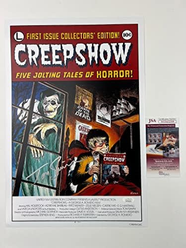 Tom Savini potpisao je 12x18 plakat Creepshow Horror The Creep Autograf JSA svjedok