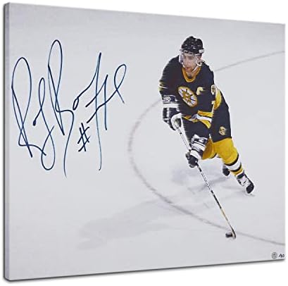 Ray Bourque s autogramom Boston Bruins Whirlwind 26x32 Art Canvas /20 - Autografirani NHL Art