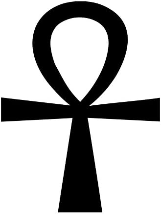 Ankh poprečni egipatski simbol 6 Naljepnica za vinilne naljepnice