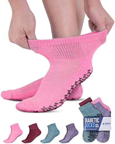 Doktor odaberite Dijabetičke čarape za gležnjeve s paketom hvataljke