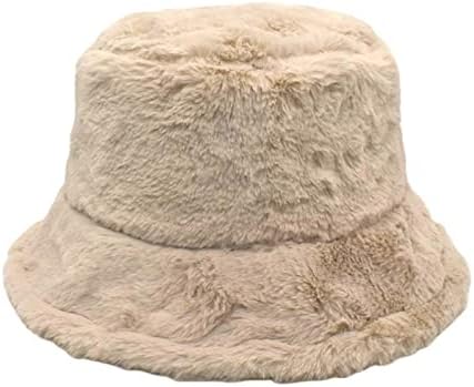 Šeširi od flisa za žene, ženske zimske kape, pahuljasti topli šešir za žene, ribarska kapa s printom, pamučna ribarska kapa