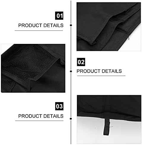 Vorcool pokrivač za odlaganje caddy viseće organizatorske torba s 8 džepova u štednju kreveta organizator za telefonske krevete u krevetu
