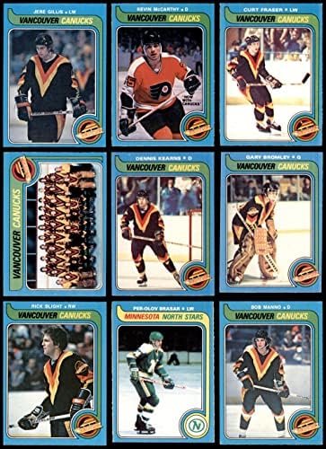 1979-80 O-pee-chee Vancouver Canucks u blizini Team Set Vancouver Canucks EX/MT+ Canucks