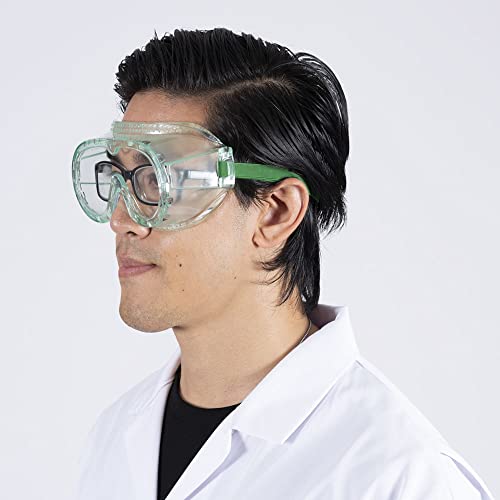Sellstrom fleksibilan, mekan, izravni otvor, zaštitni sigurnosni naočar, tijelo sa zelenim obojenim slojem, prevlačenje protiv magle,