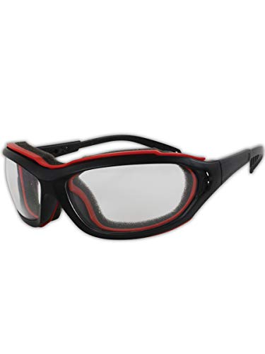 MAGID Y85BRAFC Zaštitne naočale | Sportske sigurnosne naočale otporne na ogrebotine s uklonjivim oblogom pjene otporne na plamen i