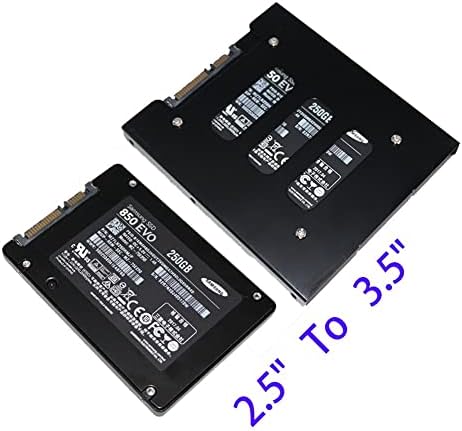 SNANSHI SSD nosač, Nosač SSD-ovi 2,5 - 3,5 Adapter SSD HDD Metalni nosač Adapter Držač tvrdog diska RAČUNALA SSD