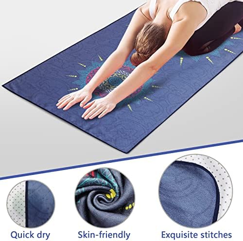 Neklizavni joga ručnik za mikrofiber joga prostirka za vruću jogu bikram pilates teretane ručnike za znoj