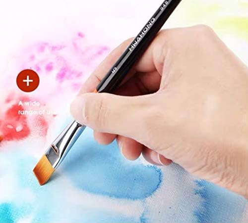 Czdyuf 8pcs/set ravni vrh akrilni umjetnički umjetnik umjetnik ulje akvarel slikanje boje četkica redak olovka umjetnost zaliha