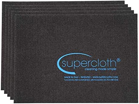 Supercloth - svjetski poznata krpa za čišćenje kućanstva i krpa za prašinu - puna veličina, 5 pakiranja