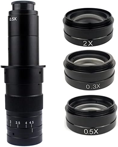 Pribor za mikroskop 0.5 mm / 2.0 mn / 0.3 mn pomoćna leća staklena leća za objektiv 80 mn 300 mn industrijski video mikroskop kamera