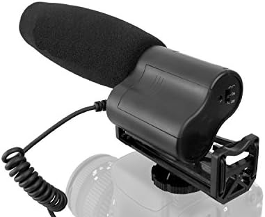 Mikrofon sa sačmaricom s vjetrobranskim staklom i mrtvim mačjim muffom za Panasonic Lumix DMC-FZ300