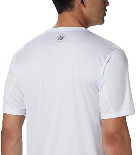 Columbia muški pfg nula pravila košulja s kratkim rukavima, bijela, x-velika