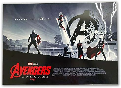Osvetnici Endgame 11 X15.5 Set od 2 originalnog promotivnog plakata IMAX AMC Marvel Iron Man Kapetan Amerikanac Thor Hulk
