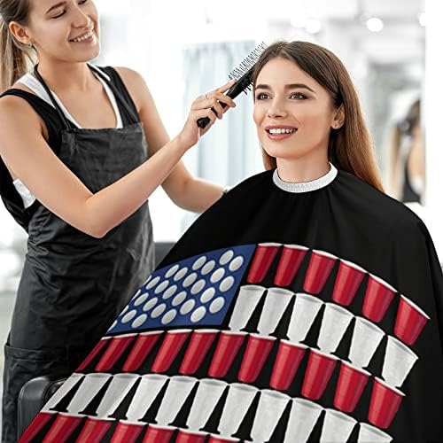 USA zastava solo šalica odrasli barber rt lagan styling za kosu rezanje rta frizera ogrtač ogrtača