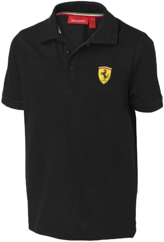 Ferrari crna veličina-92 dječja polo majica