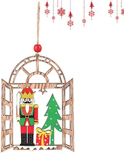 BUSTYARD WOOD BORICIJSKI DRVENI PRIVJETNI NUTCHARKER Vojnik Viseća vrata Viseći za kućni božićni dekor