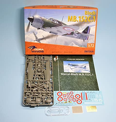 Dora Wings 1/72 Bloch MB.152 - Komplet za izgradnju plastičnog modela DW72028