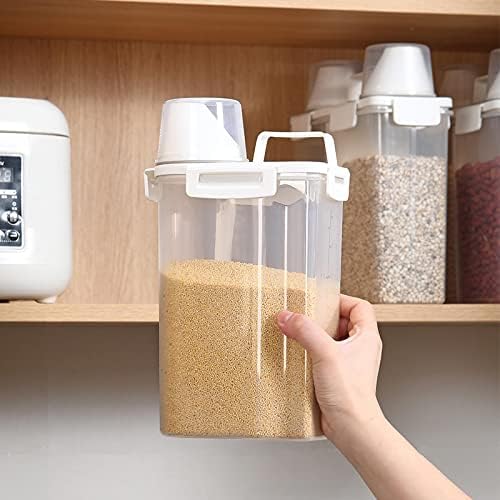 Tenika Kuhinja sadrži prozirne staklenke za zrno plastična kutija za odlaganje staklenke za odlaganje riže zrna zrna zapečaćena staklenka