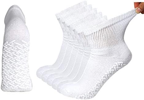 6 parova nejadnih dijabetičnih pamučnih četvrti čarapa s gornjim vrhom