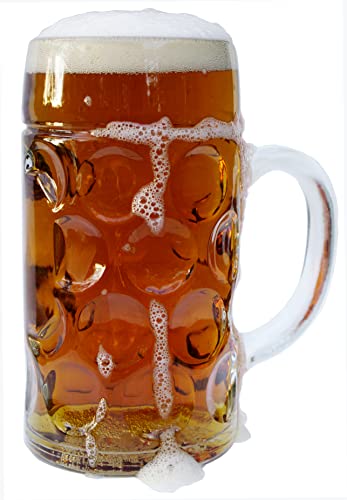 Opskrba North Mountain Oktoberfest Jumbo Glass Pive šalica - za držanje velikih količina - 43 unce - 1